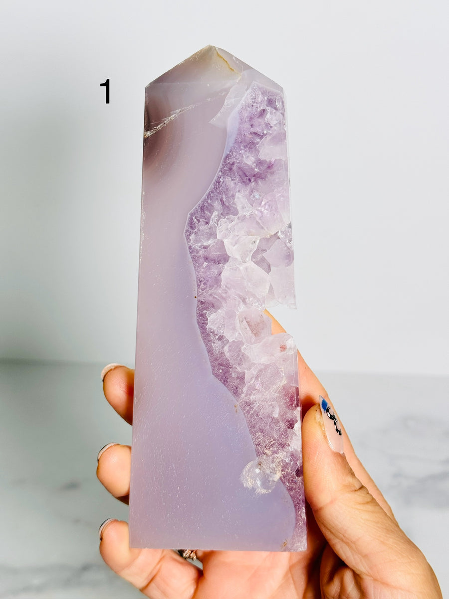 IMPERFECT Agate Quartz Tower