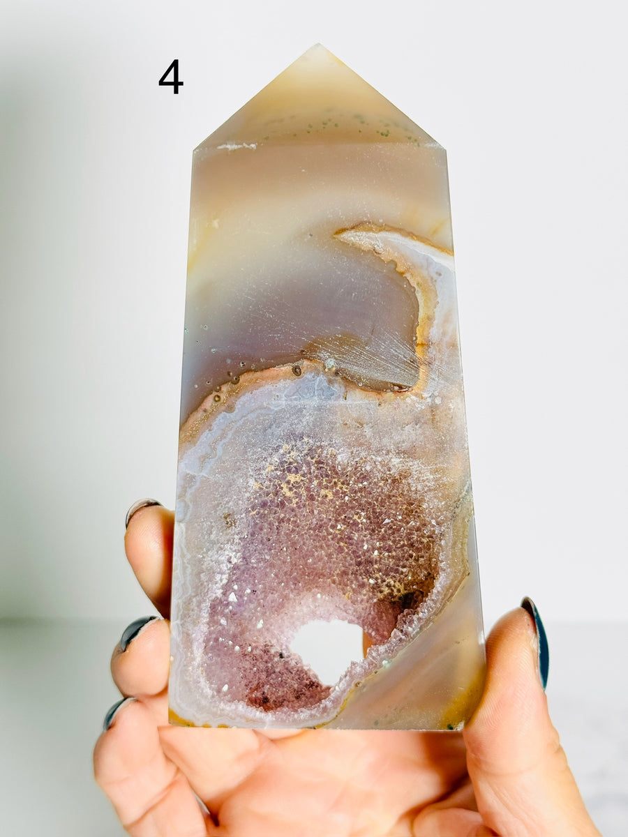 IMPERFECT Agate Quartz Tower