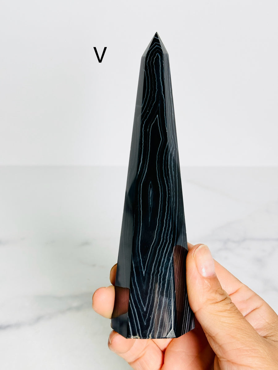 Black Onyx Obelisk Tower