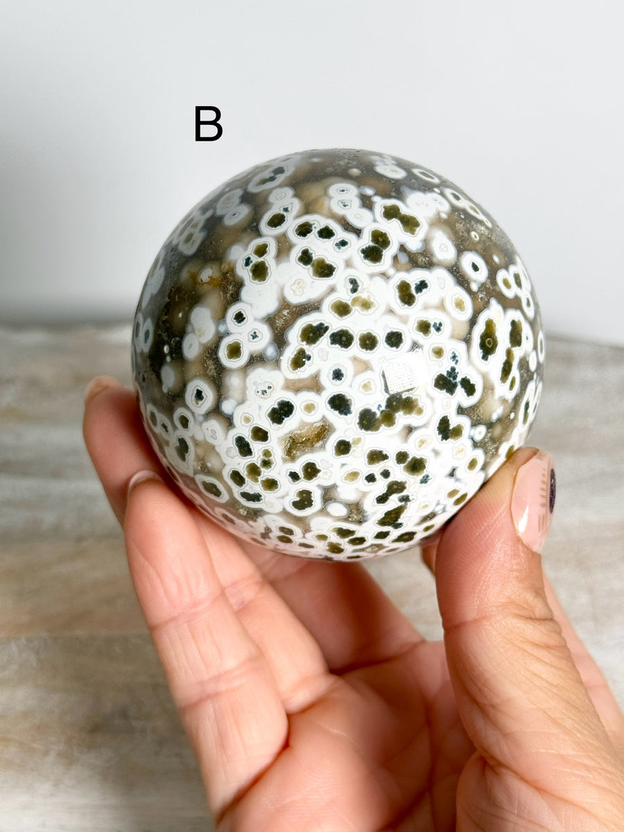 Ocean Jasper Sphere