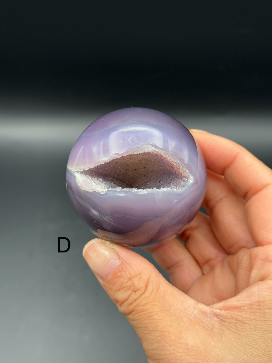 Purple Jelly Agate Sphere