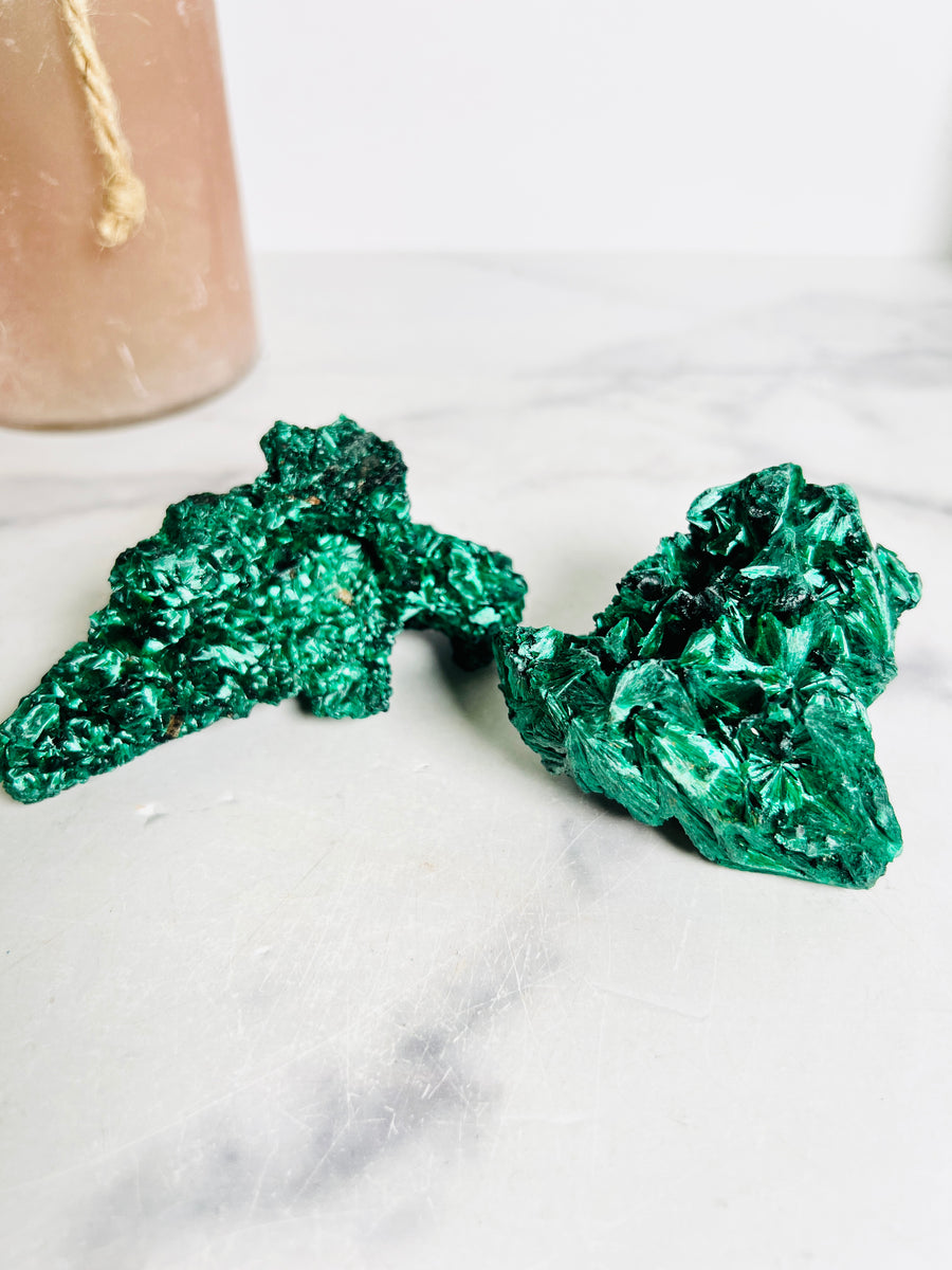 Velvet Malachite Cluster