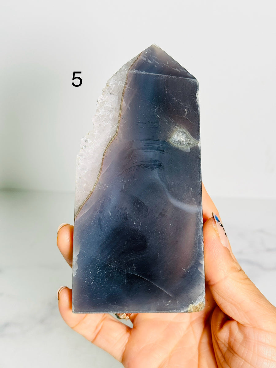 IMPERFECT Agate Quartz Tower