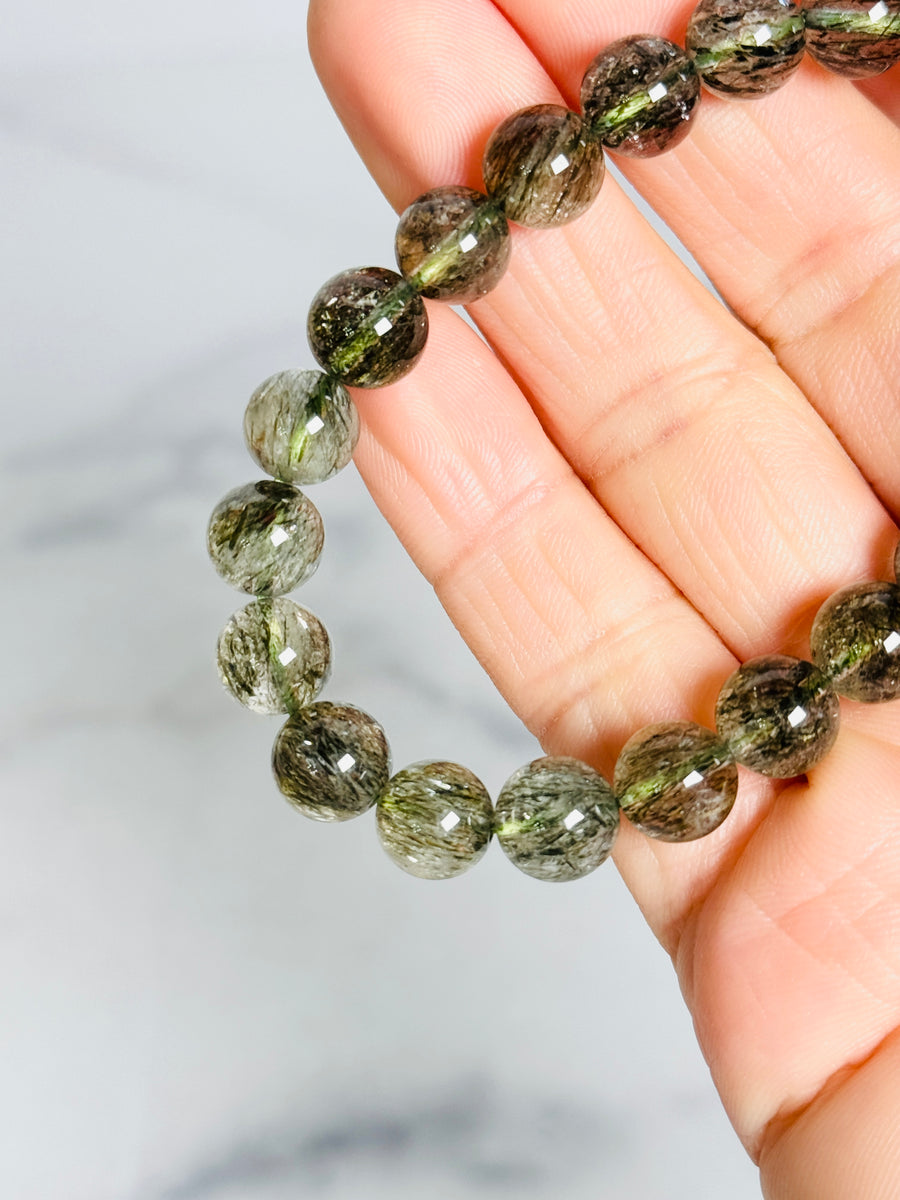 Green Tourmaline Bracelet for Healing, Abundance & Compassion