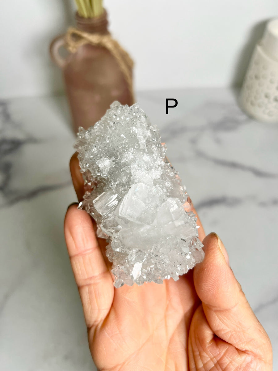 Diamond Apophyllite Cluster