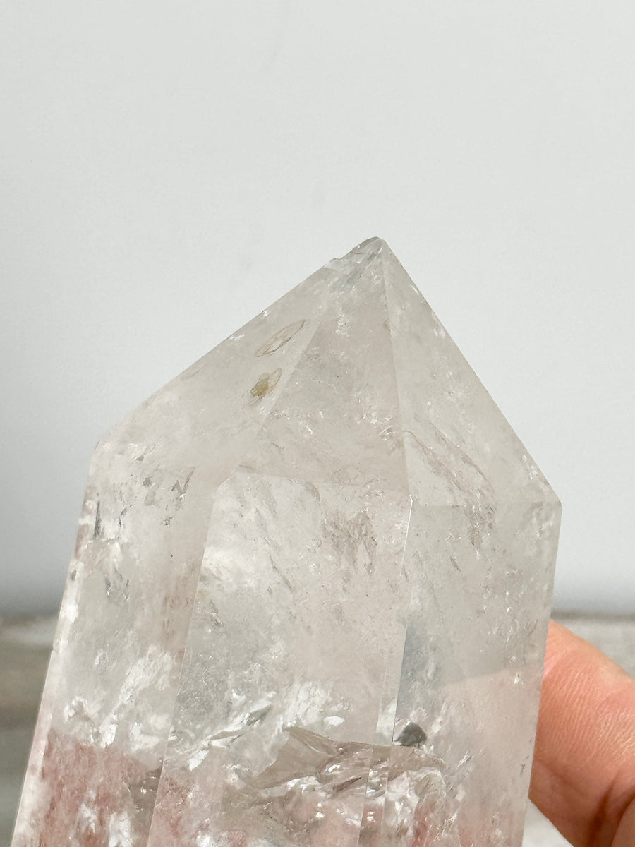 Clear Quartz Tower (imperfect tip)