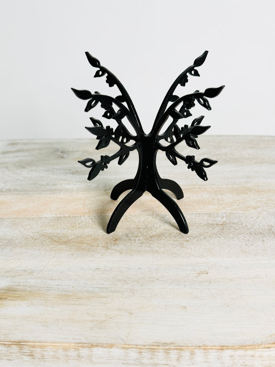 Black 3D Tree Sphere Stand