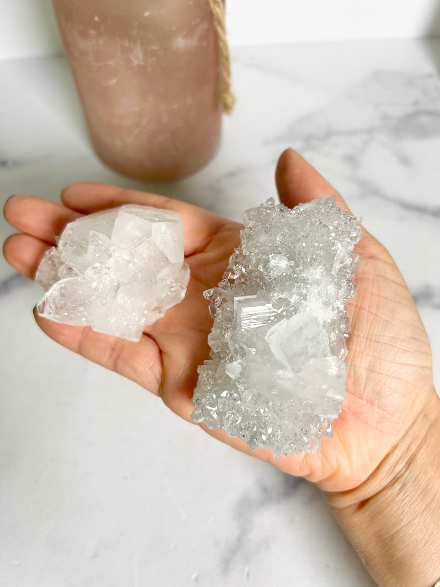 Diamond Apophyllite Cluster