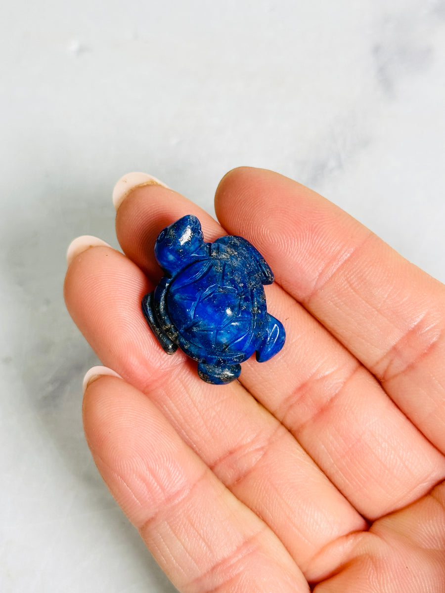 Mini Crystal Turtle Carving