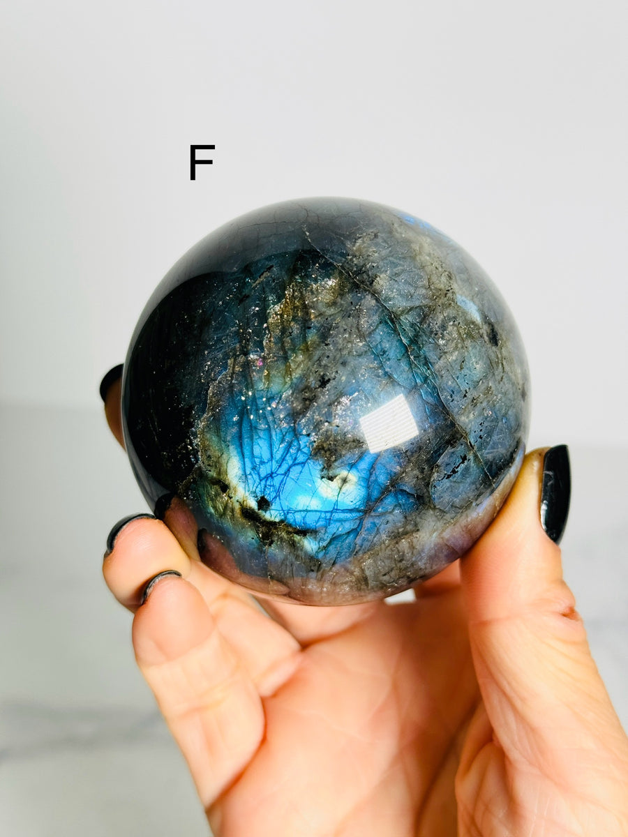 IMPERFECT Labradorite Sphere