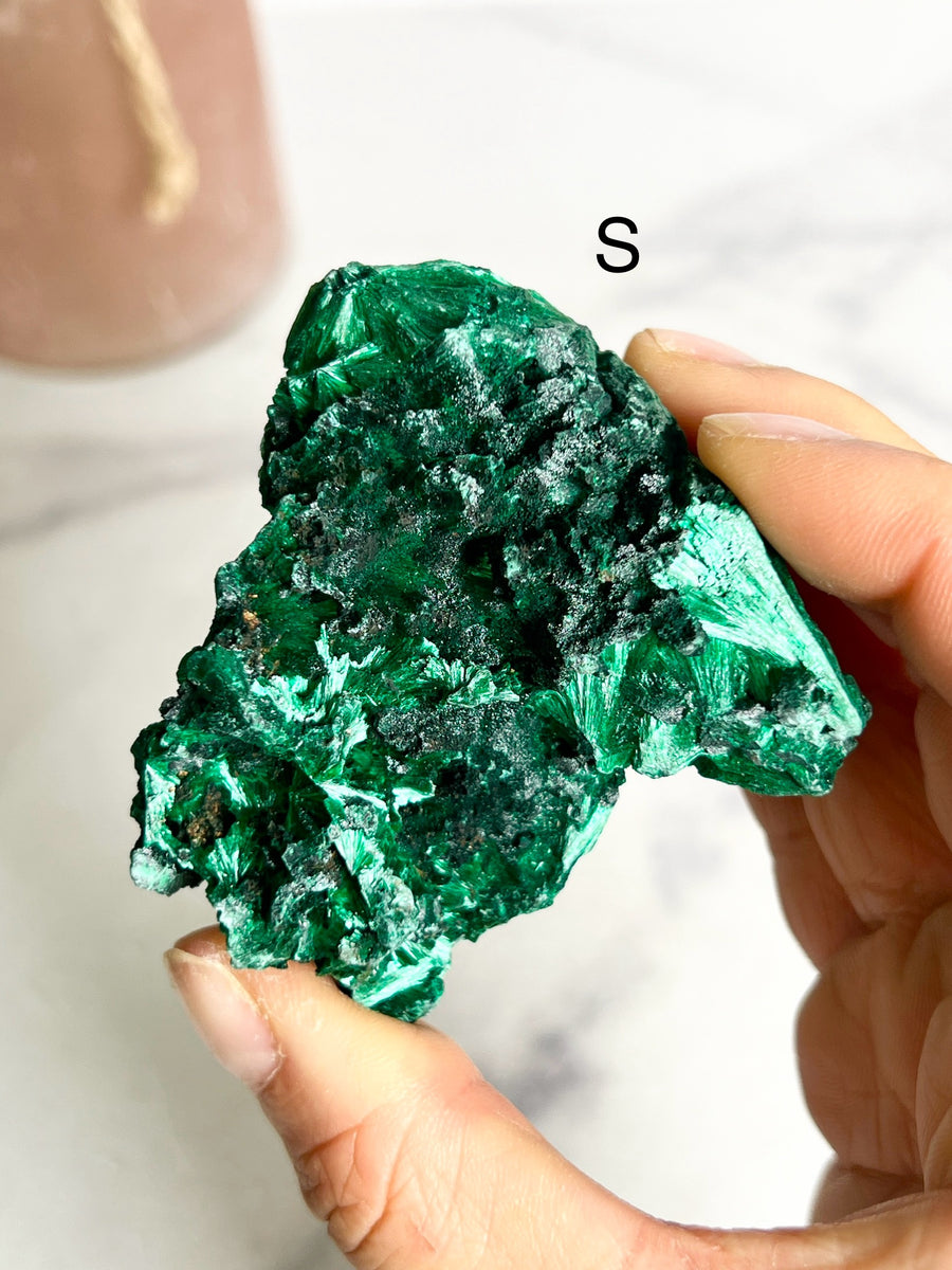 Velvet Malachite Cluster