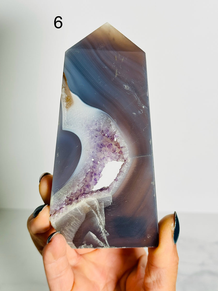 IMPERFECT Agate Quartz Tower