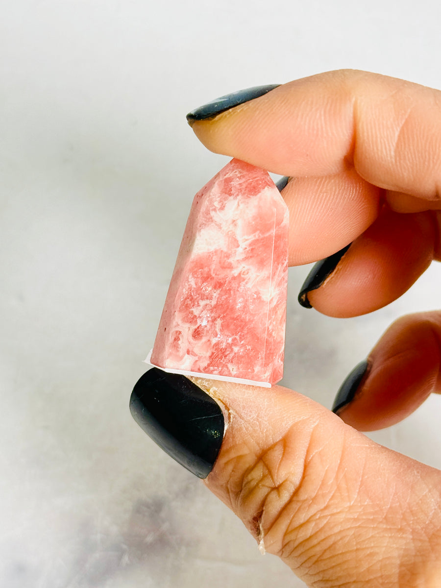 High Quality Mystery Gemmy Rhodochrosite Tower