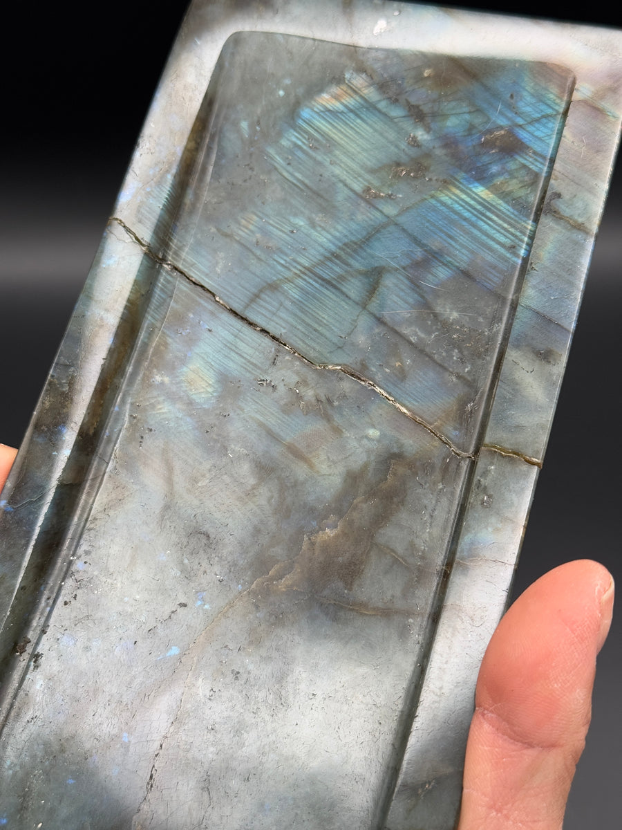 IMPERFECT - Labradorite Plate Carving