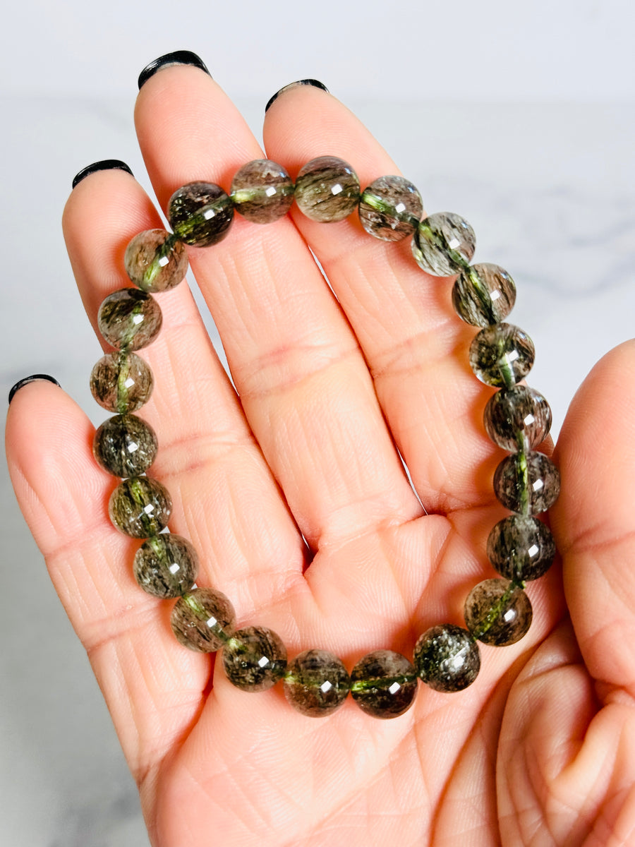 Green Tourmaline Bracelet for Healing, Abundance & Compassion