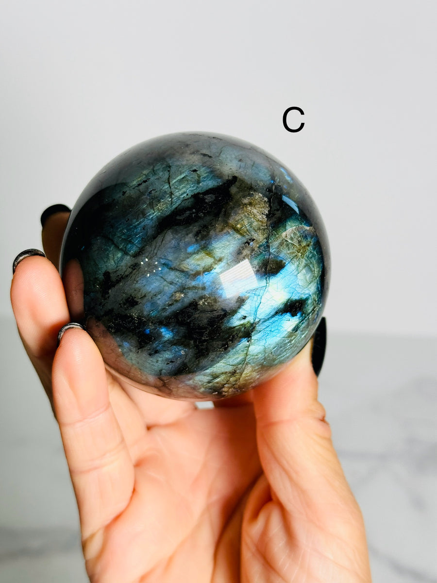 IMPERFECT Labradorite Sphere