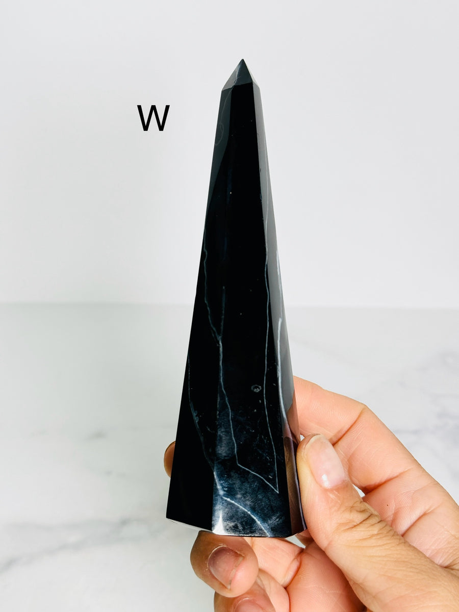 Black Onyx Obelisk Tower