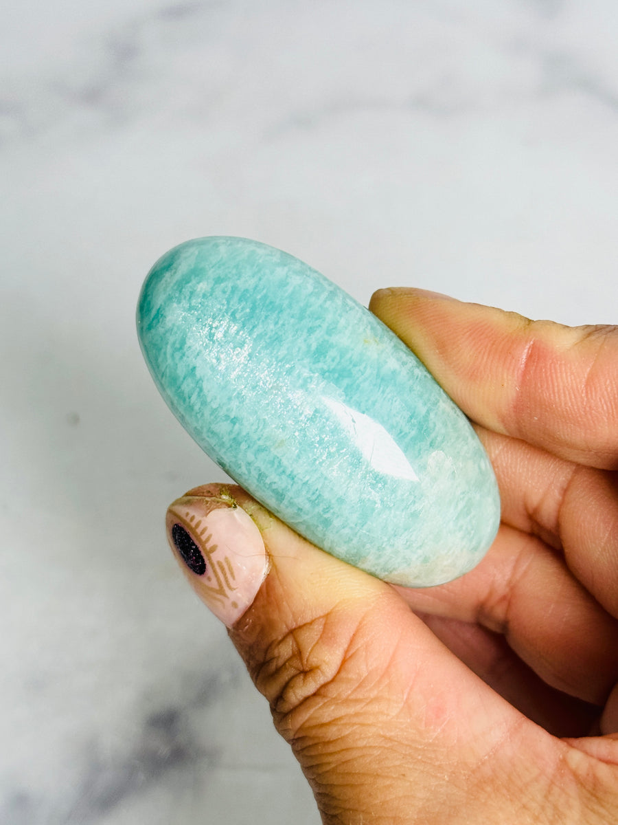 Amazonite Shiva Carving