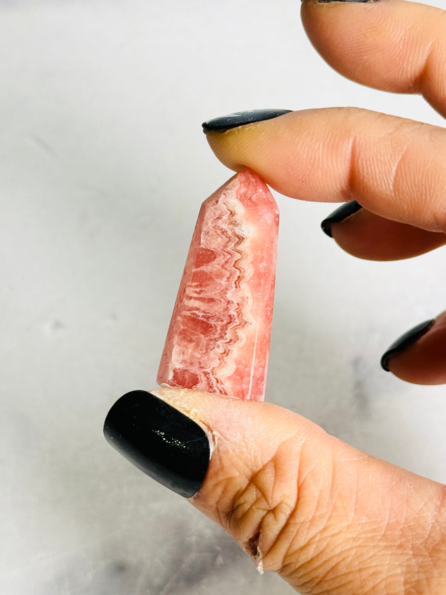 High Quality Mystery Gemmy Rhodochrosite Tower