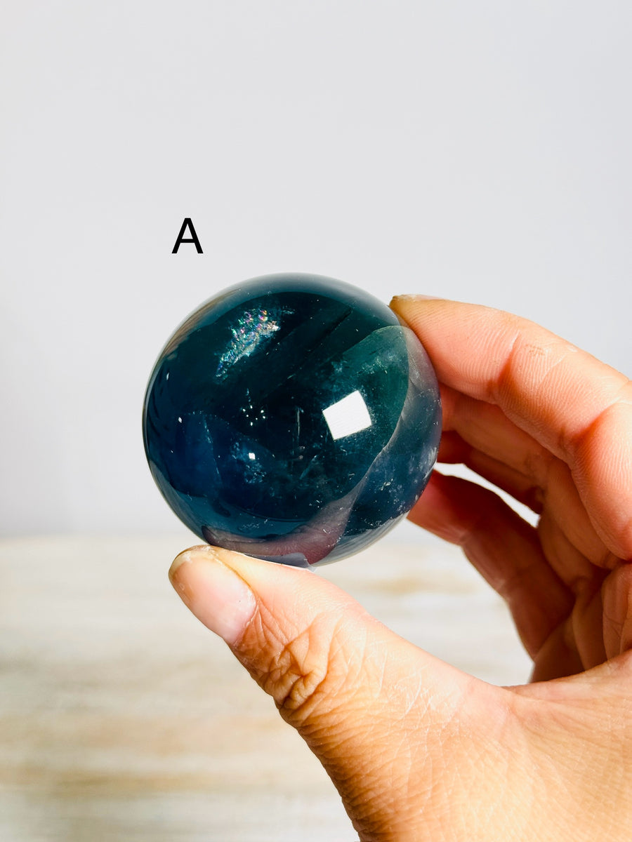 Blue Fluorite Sphere