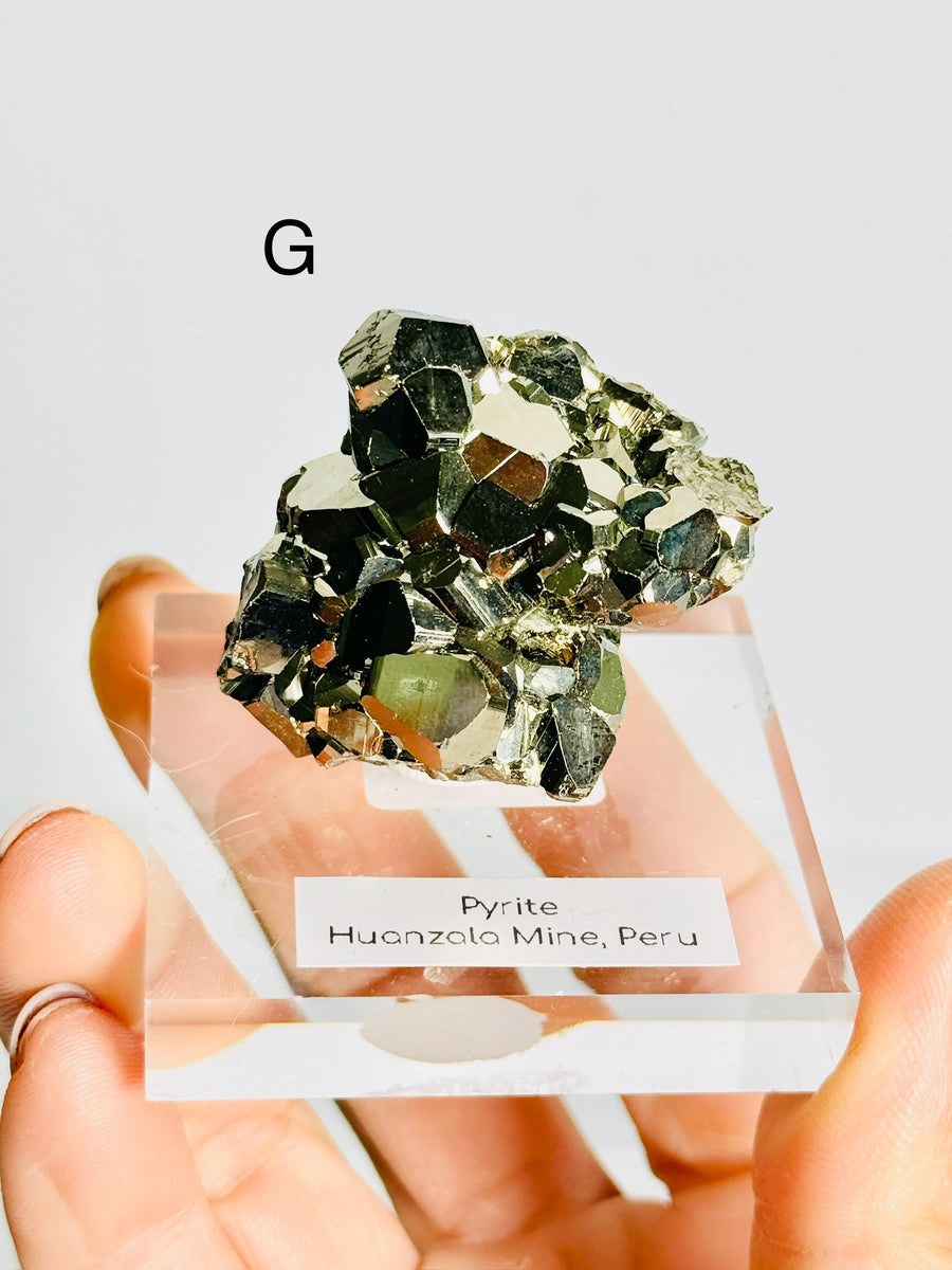 Pyrite with Galena from Peru