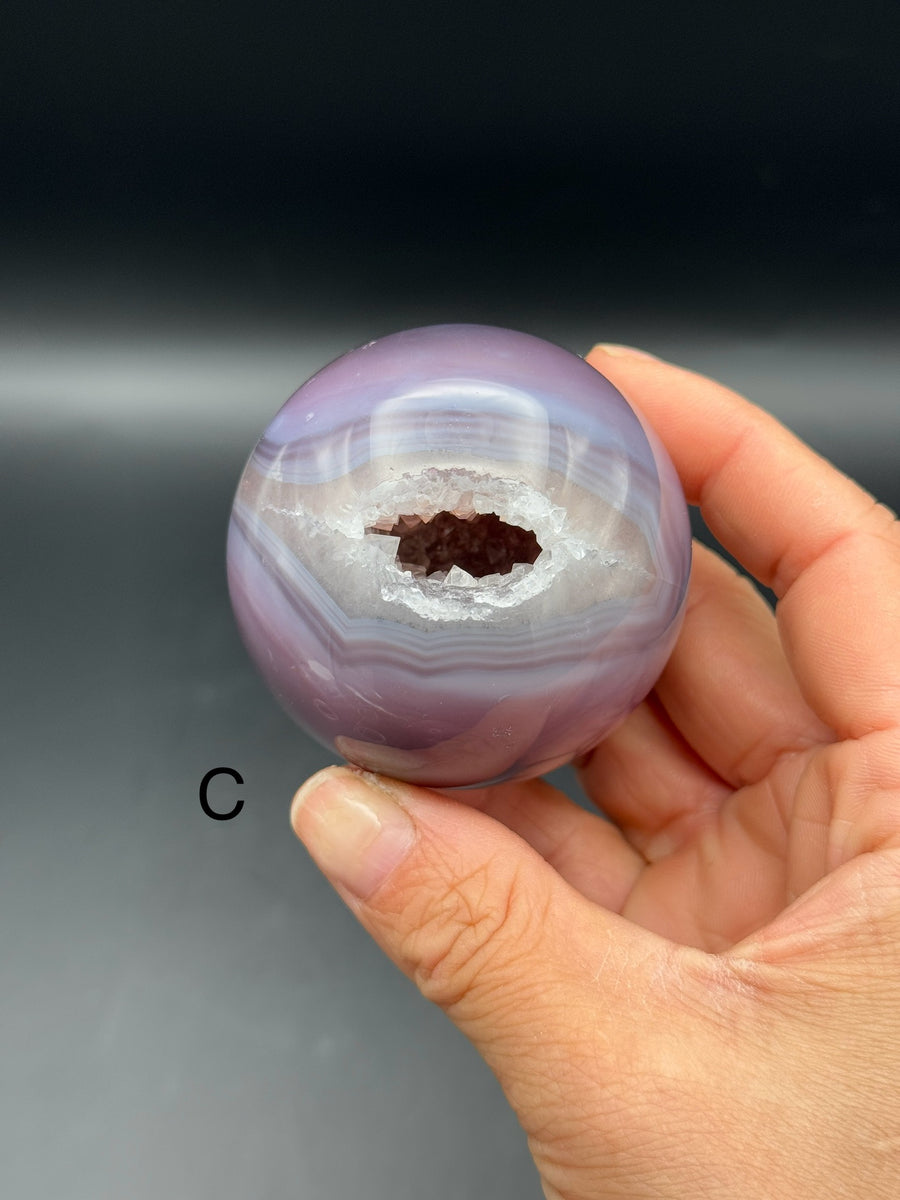 Purple Jelly Agate Sphere