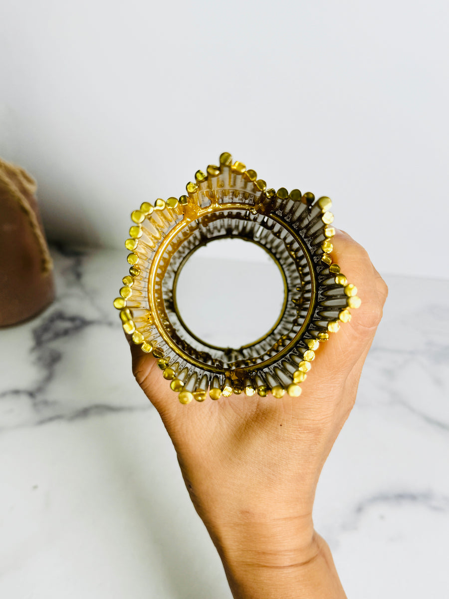 Large Gold Sphere Holder