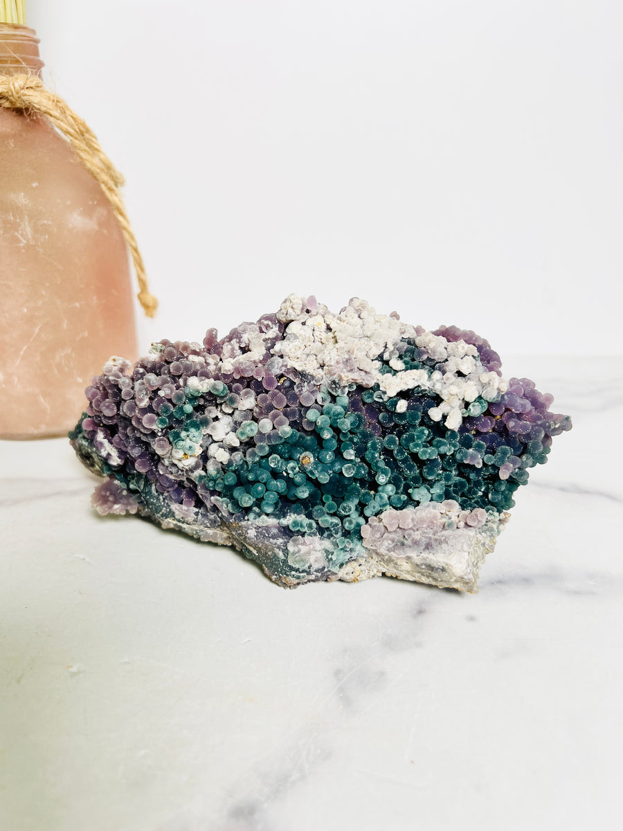 Large Sparkly Botryoidal Grape Agate Cluster