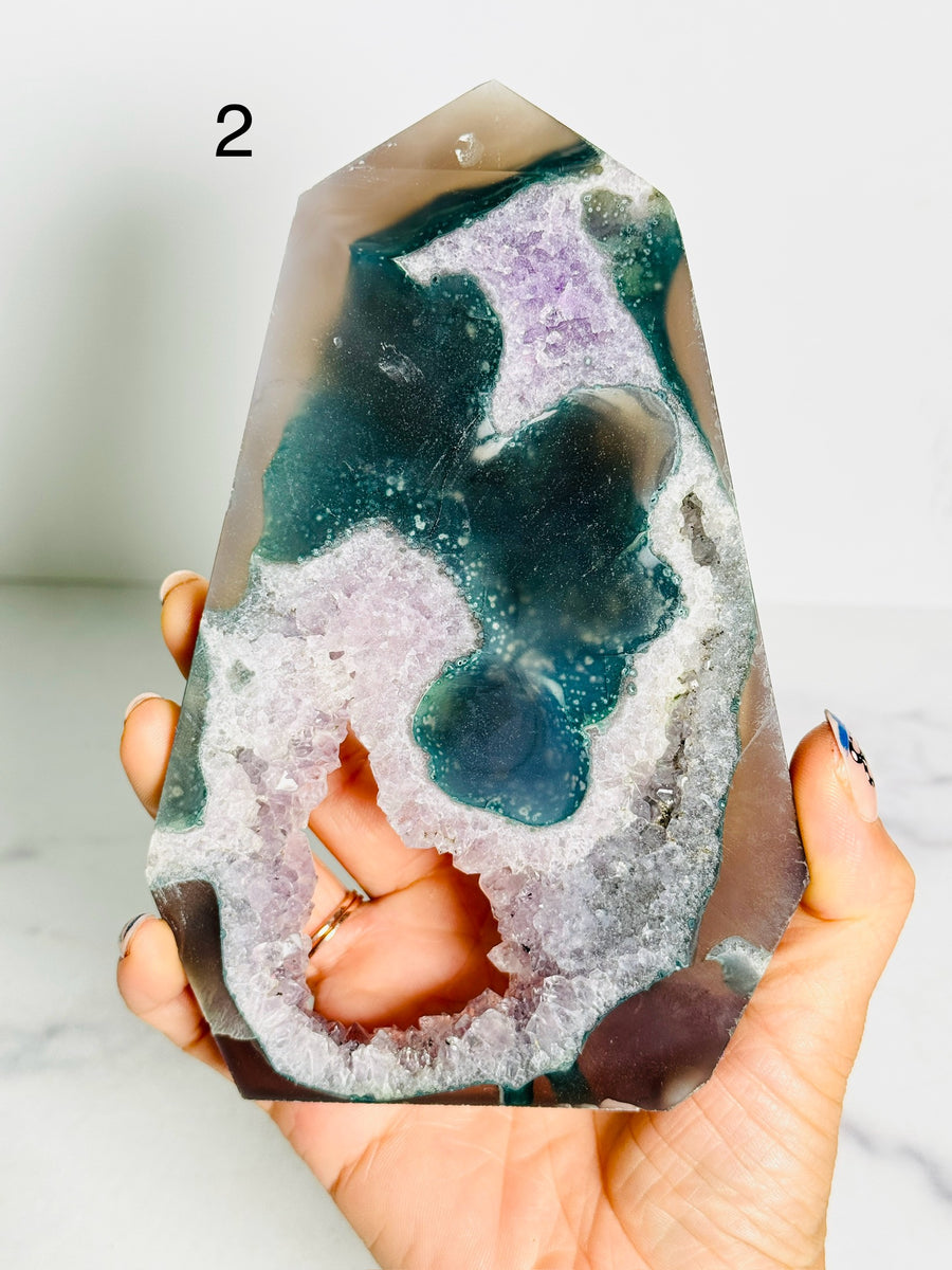 IMPERFECT Agate Quartz Tower