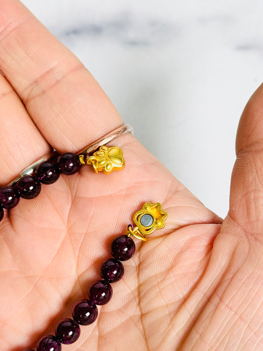 Garnet with Tourmaline Bracelet