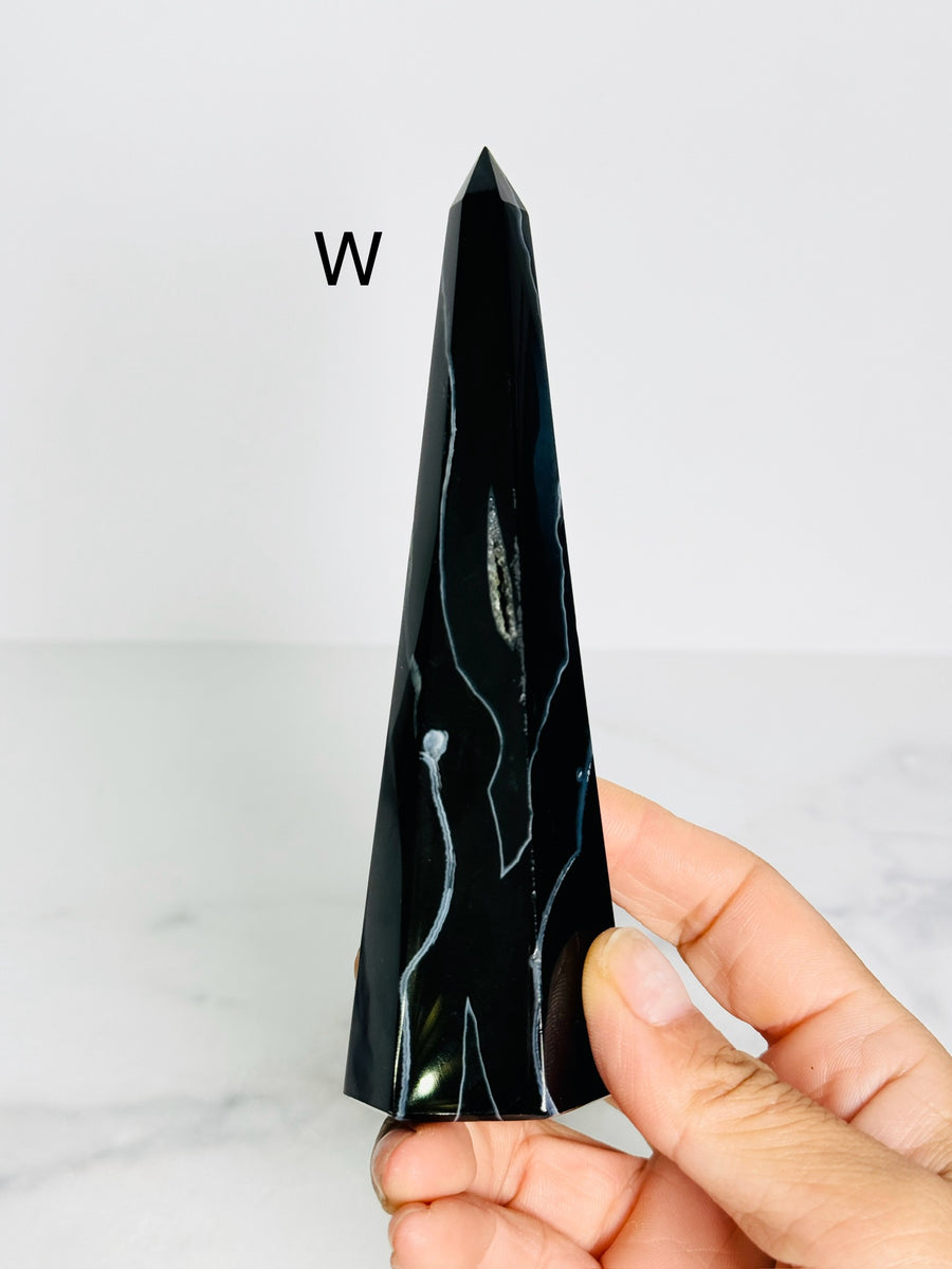 Black Onyx Obelisk Tower