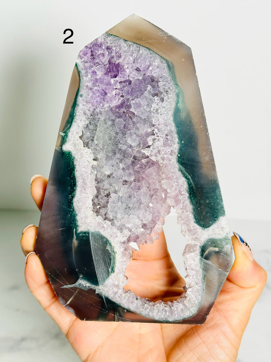 IMPERFECT Agate Quartz Tower