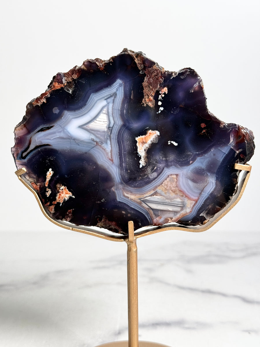 IMPERFECT - Blue Flower Agate Slab