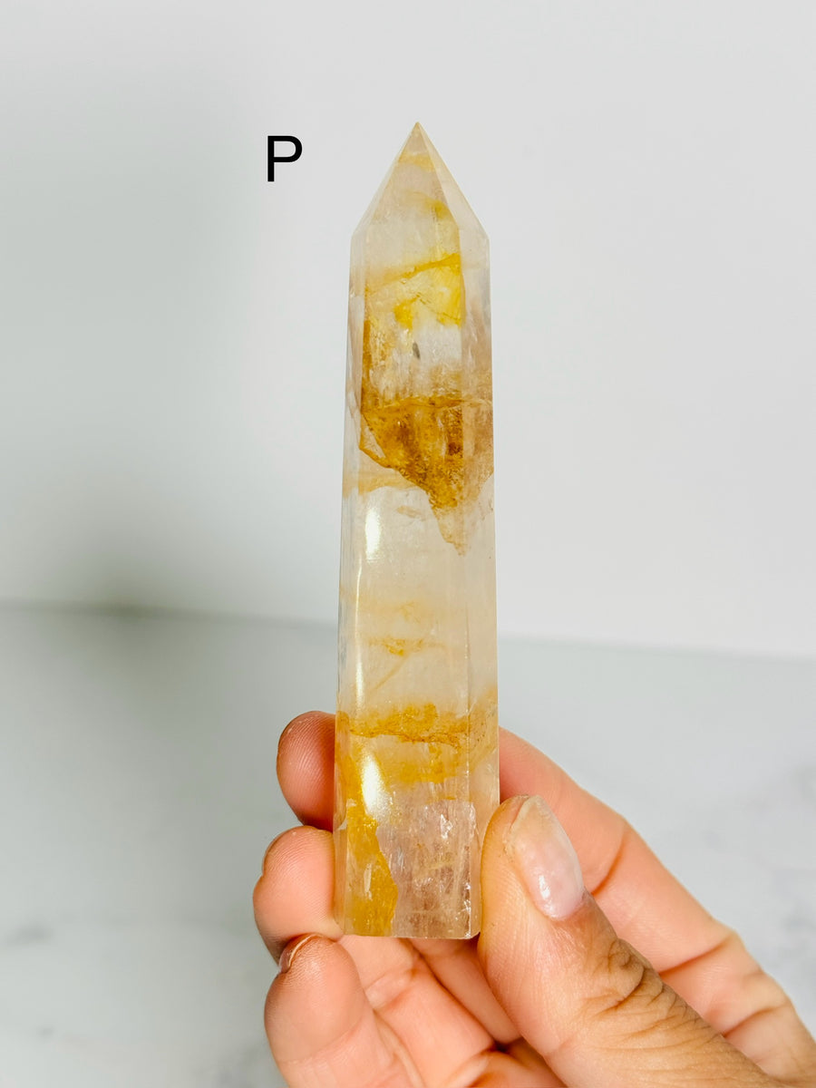 Golden Healer (Hematoid Quartz) Tower