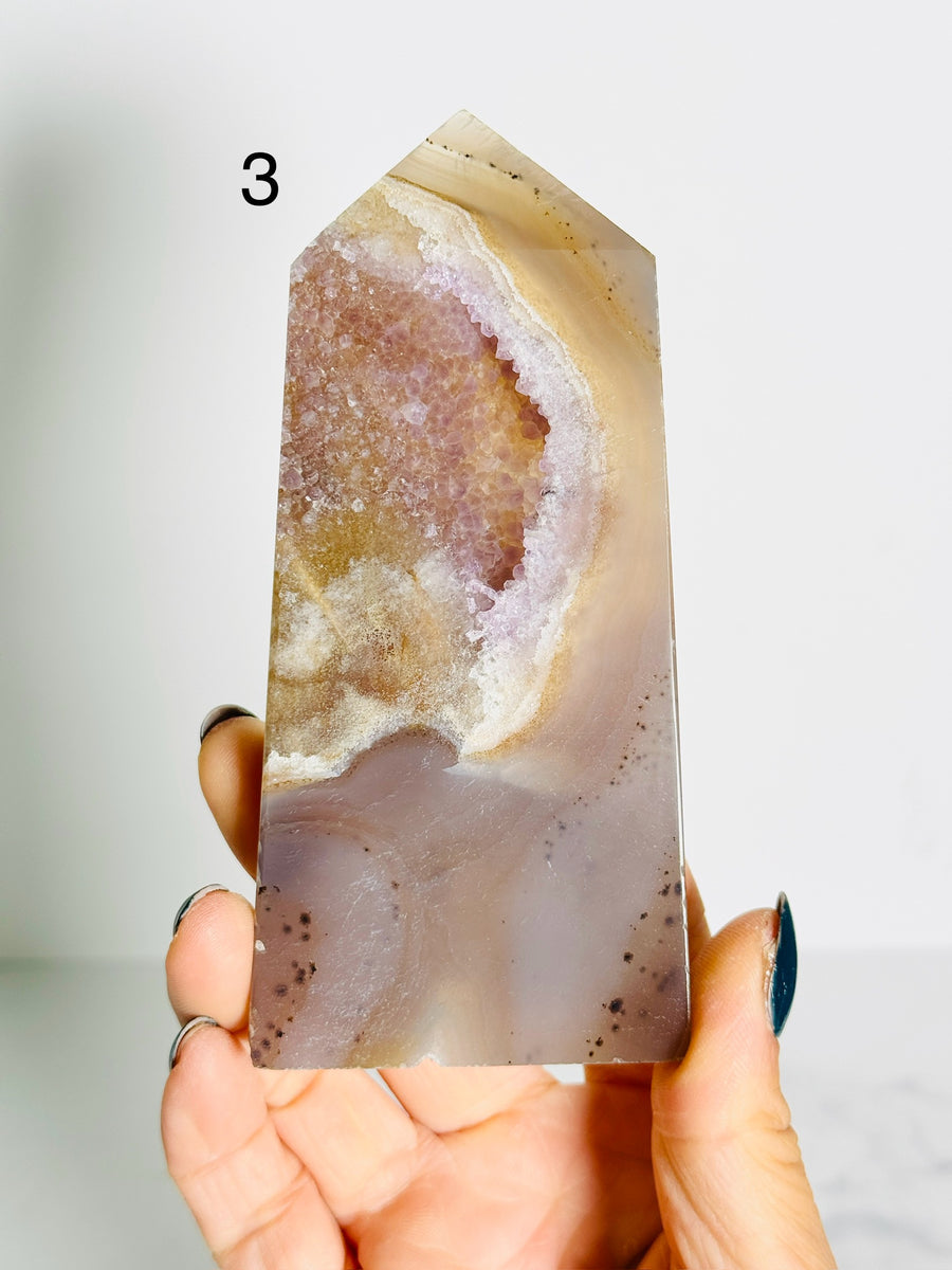 IMPERFECT Agate Quartz Tower