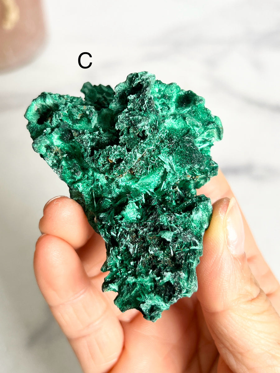 Velvet Malachite Cluster