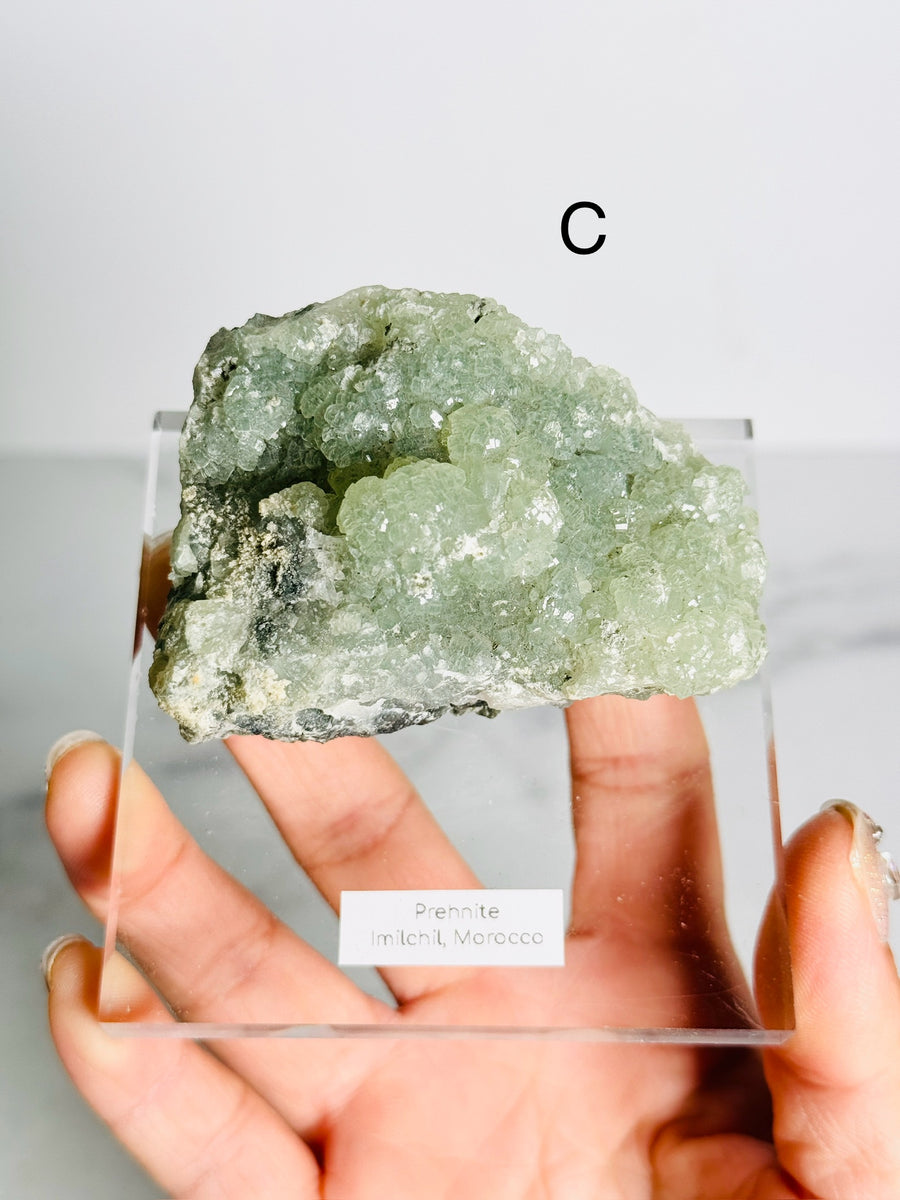 Raw Prehnite from Morocco