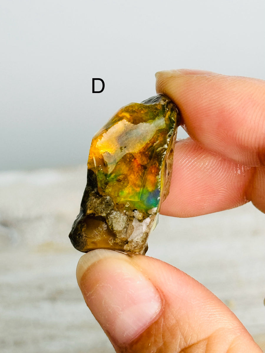 Ethiopian Water Opal in Glass Jar