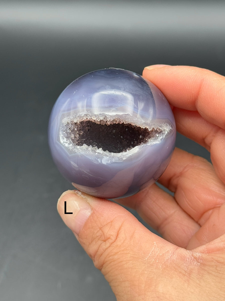 Purple Jelly Agate Sphere