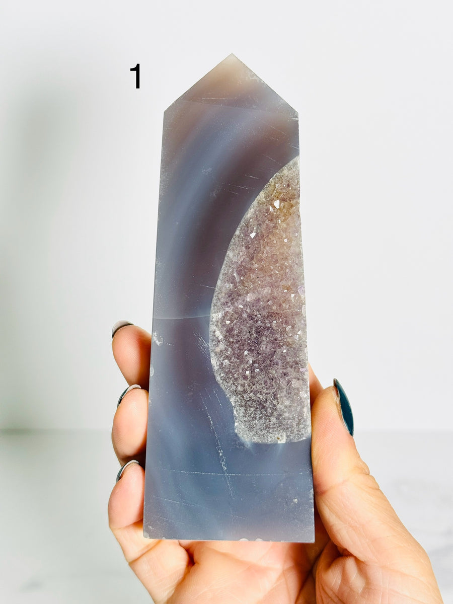 IMPERFECT Agate Quartz Tower