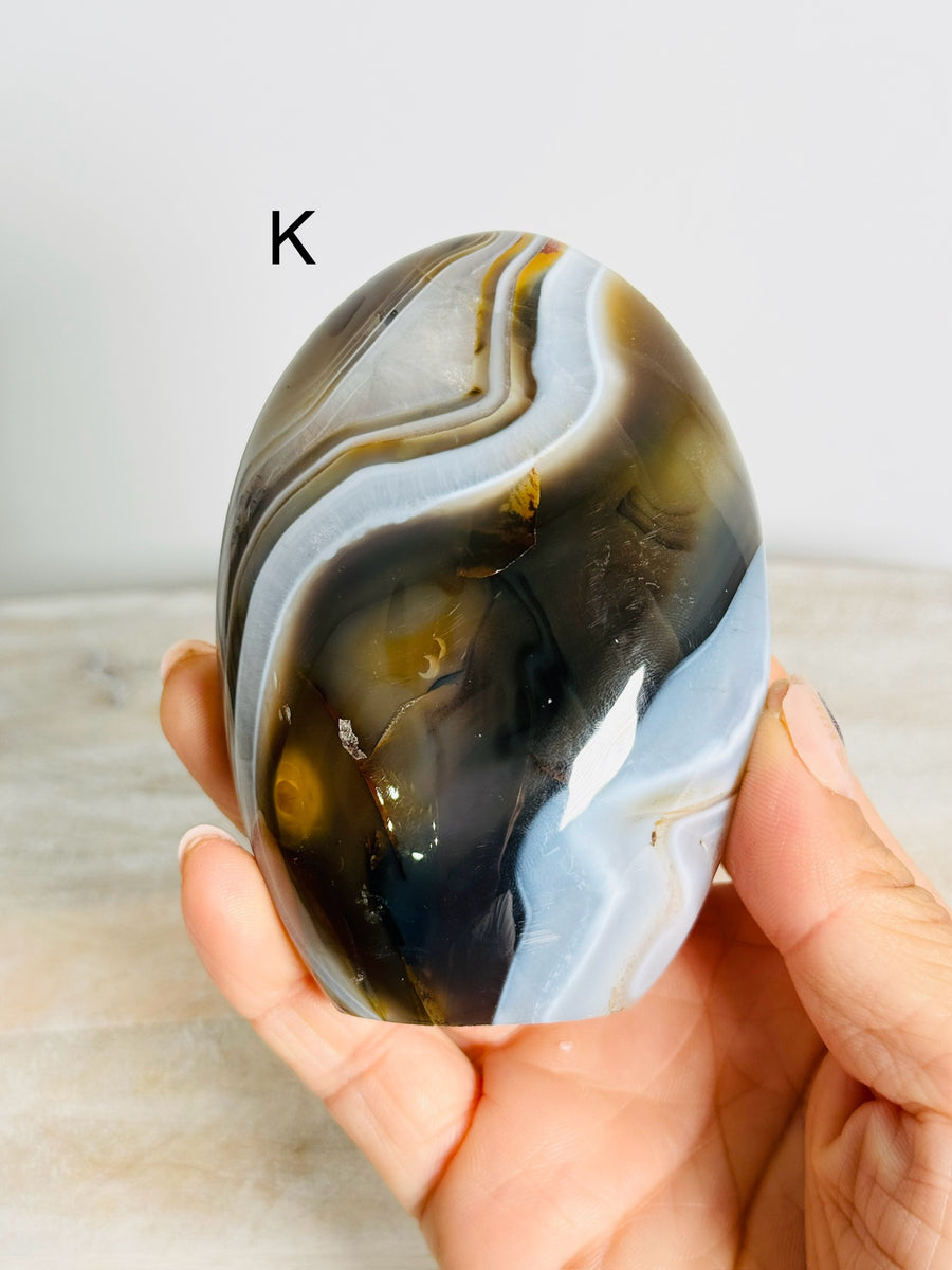 Orca Agate Freeform