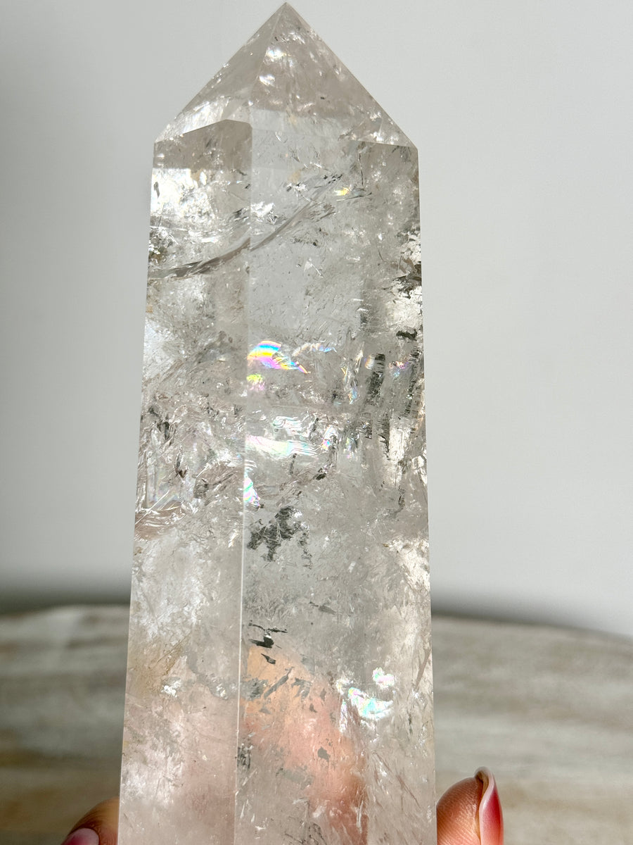 Clear Quartz Tower