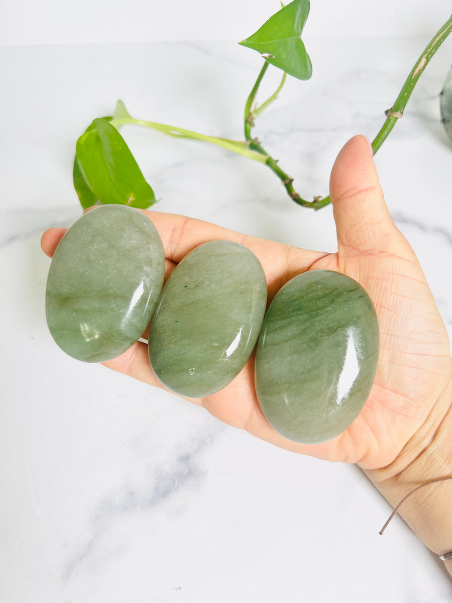 Green Aventurine Palm Stone