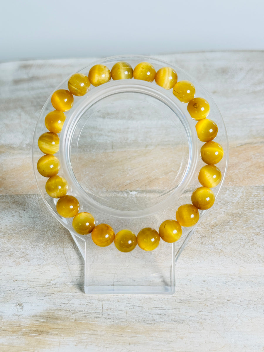 Yellow Tiger Eye Bracelet for Confidence & Courage