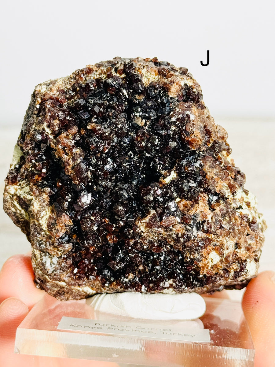 Turkish Garnet Cluster