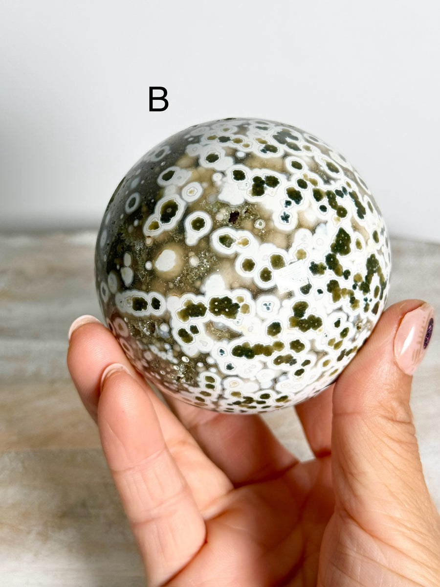 Ocean Jasper Sphere