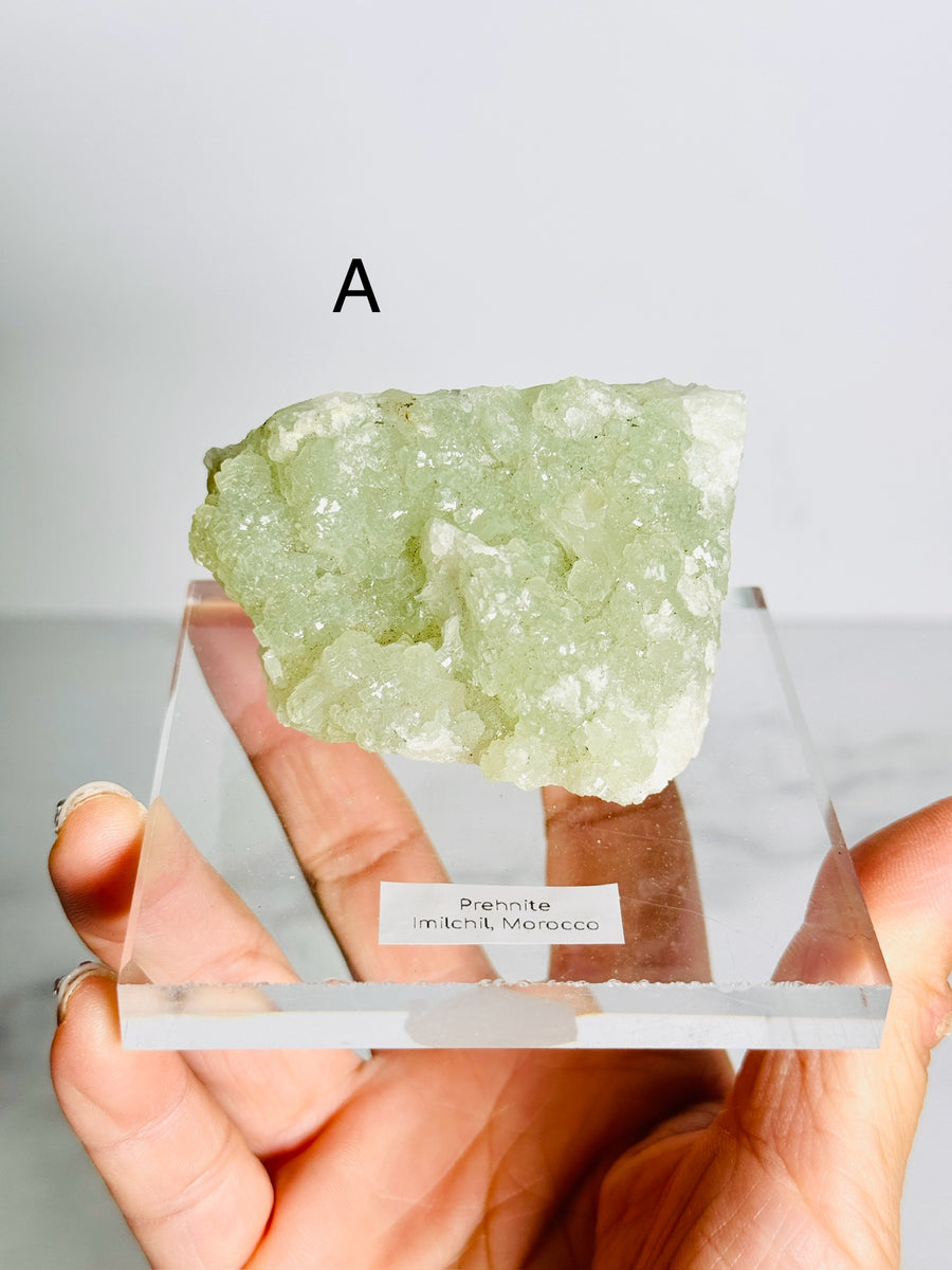 Raw Prehnite from Morocco