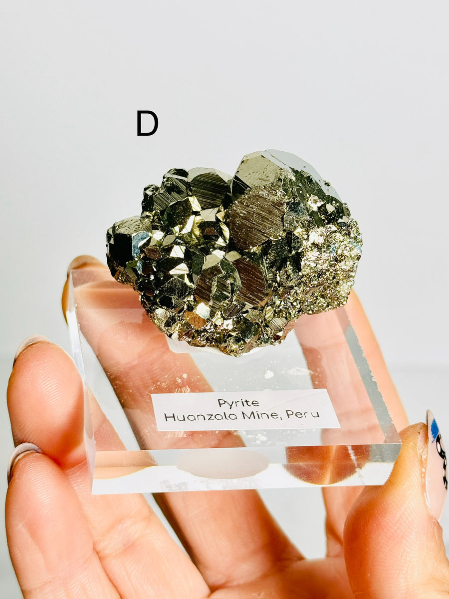 Pyrite with Galena from Peru