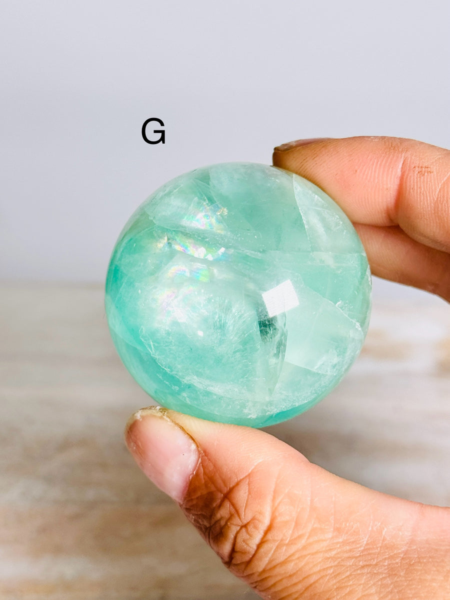 Baja Blast Fluorite Sphere