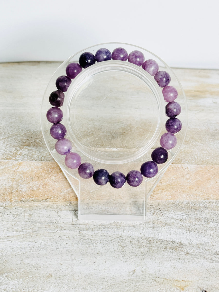 Lepidolite Bracelet for Calming, Balance, and Transformation